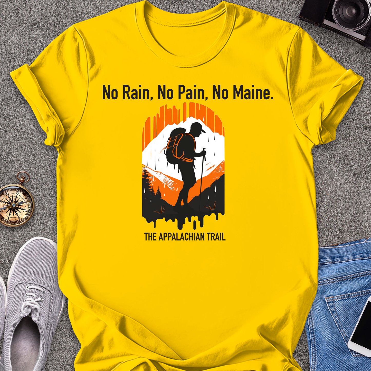 No Rain. No Pain. No Maine. Appalachian Trail