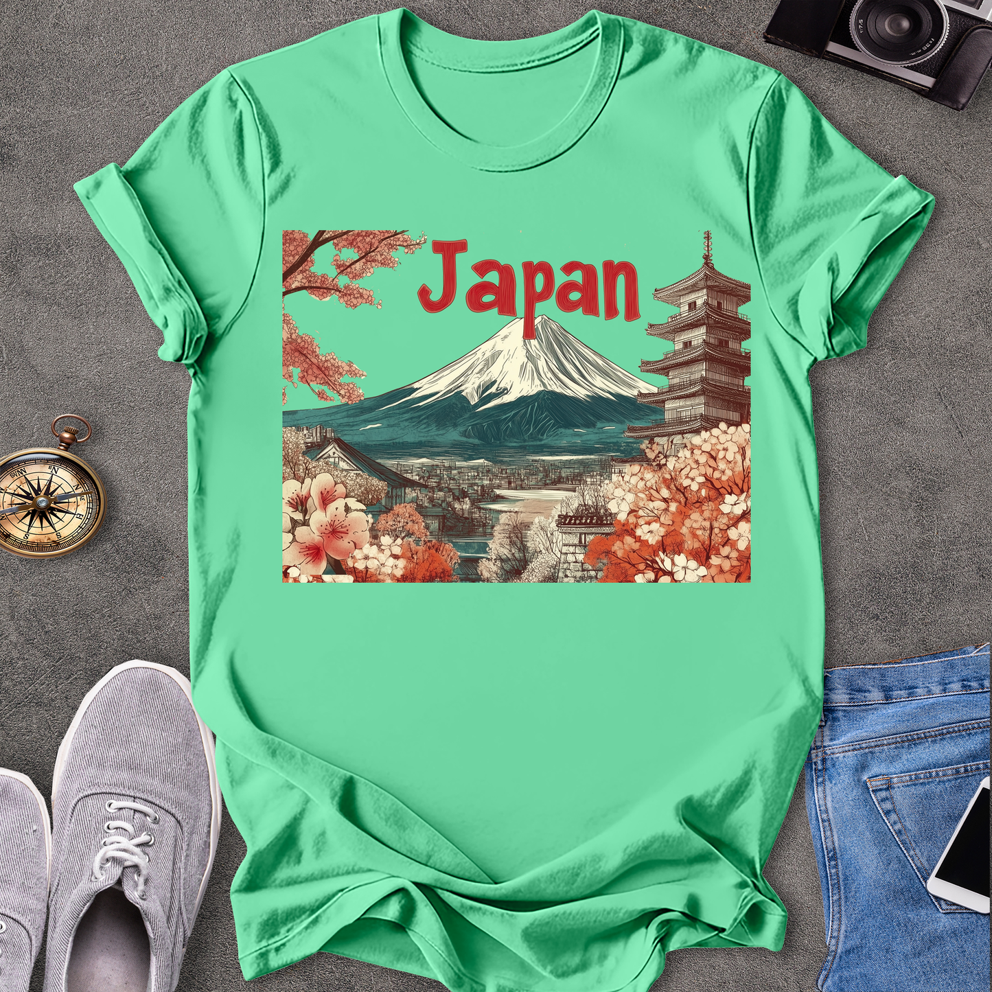 Japan-Cherry Blossoms T-Shirt
