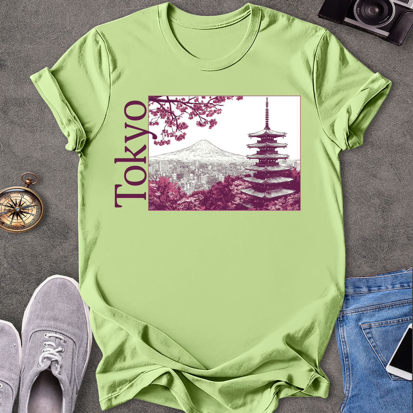 Tokyo - Cherry Blossoms T-Shirt