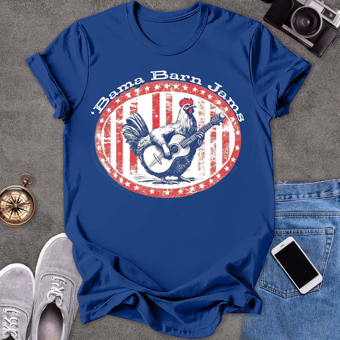 'Bama Barn Jams | Unisex Softstyle T-Shirt | Fun and Casual Music Lover Tee