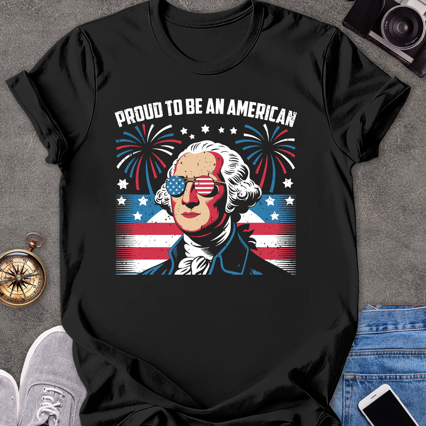 Proud to be an American | Unisex Softstyle T-Shirt | USA Travel Tee