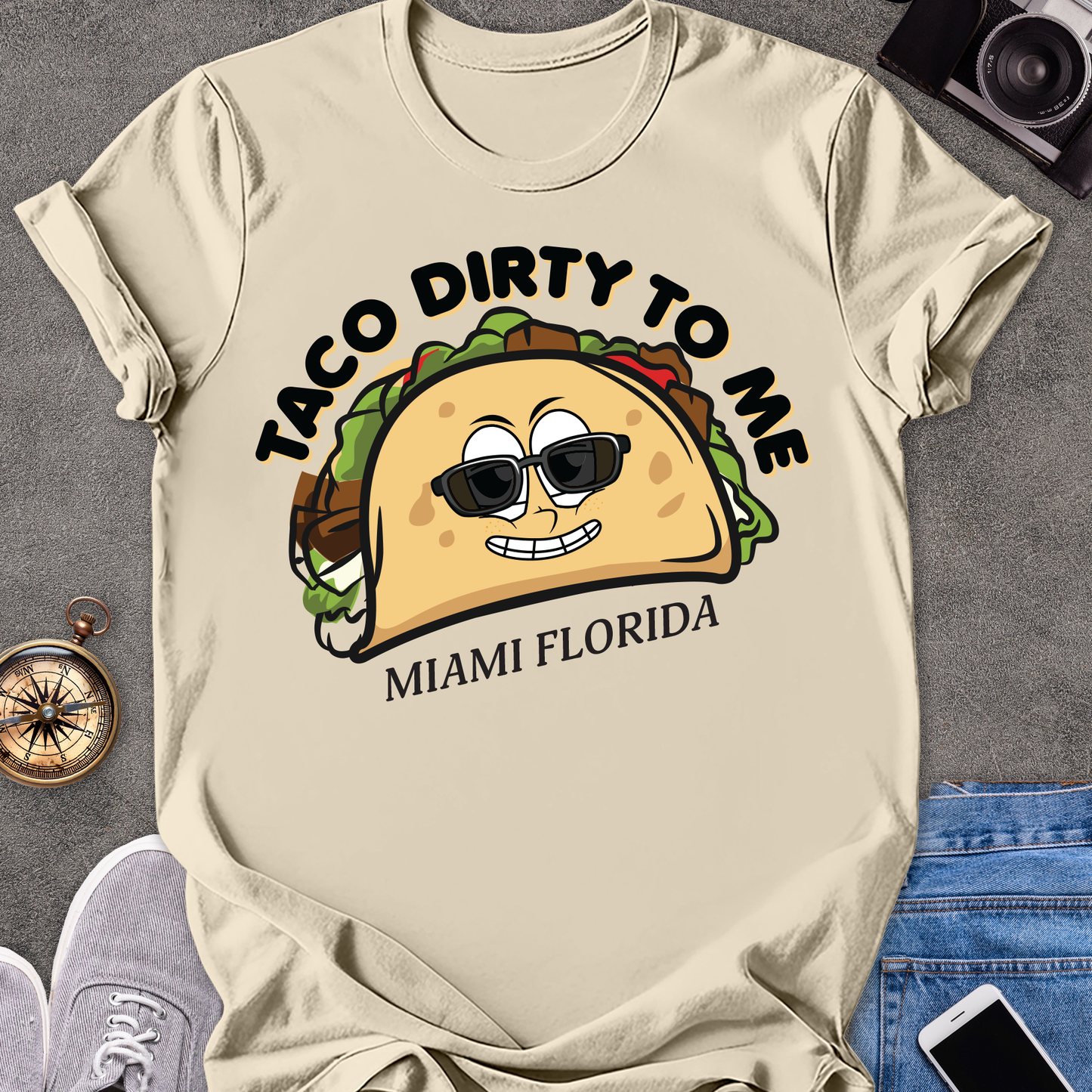 Taco Dirty To Me - Miami Florida | Unisex Softstyle T-Shirt | Foodie Travel Tee
