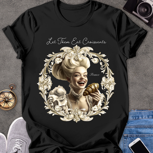 Let Them Eat Croissants - France | Unisex Softstyle T-Shirt | France Travel Tee