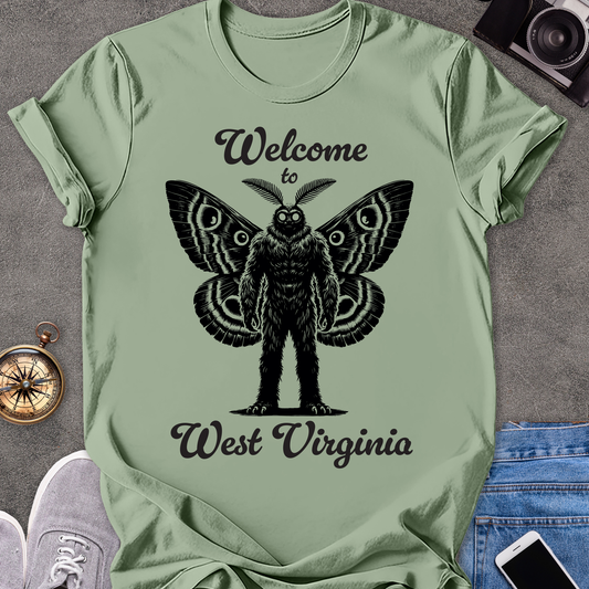 Welcome to West Virginia| Unisex Softstyle T-Shirt | Mothman Travel Tee