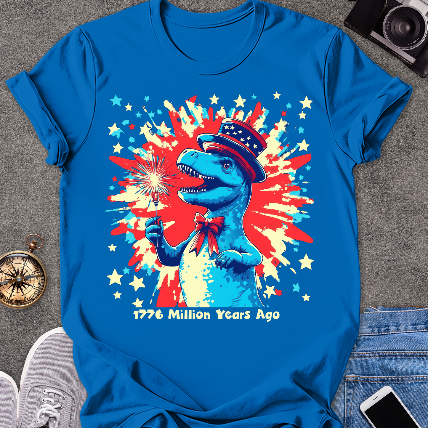 1776 Million Years Ago | Unisex Softstyle T-Shirt | USA Travel Tee