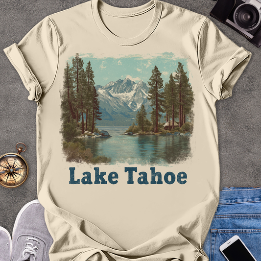 Lake Tahoe | Unisex Softstyle T-Shirt | Lake Tahoe Travel Tee