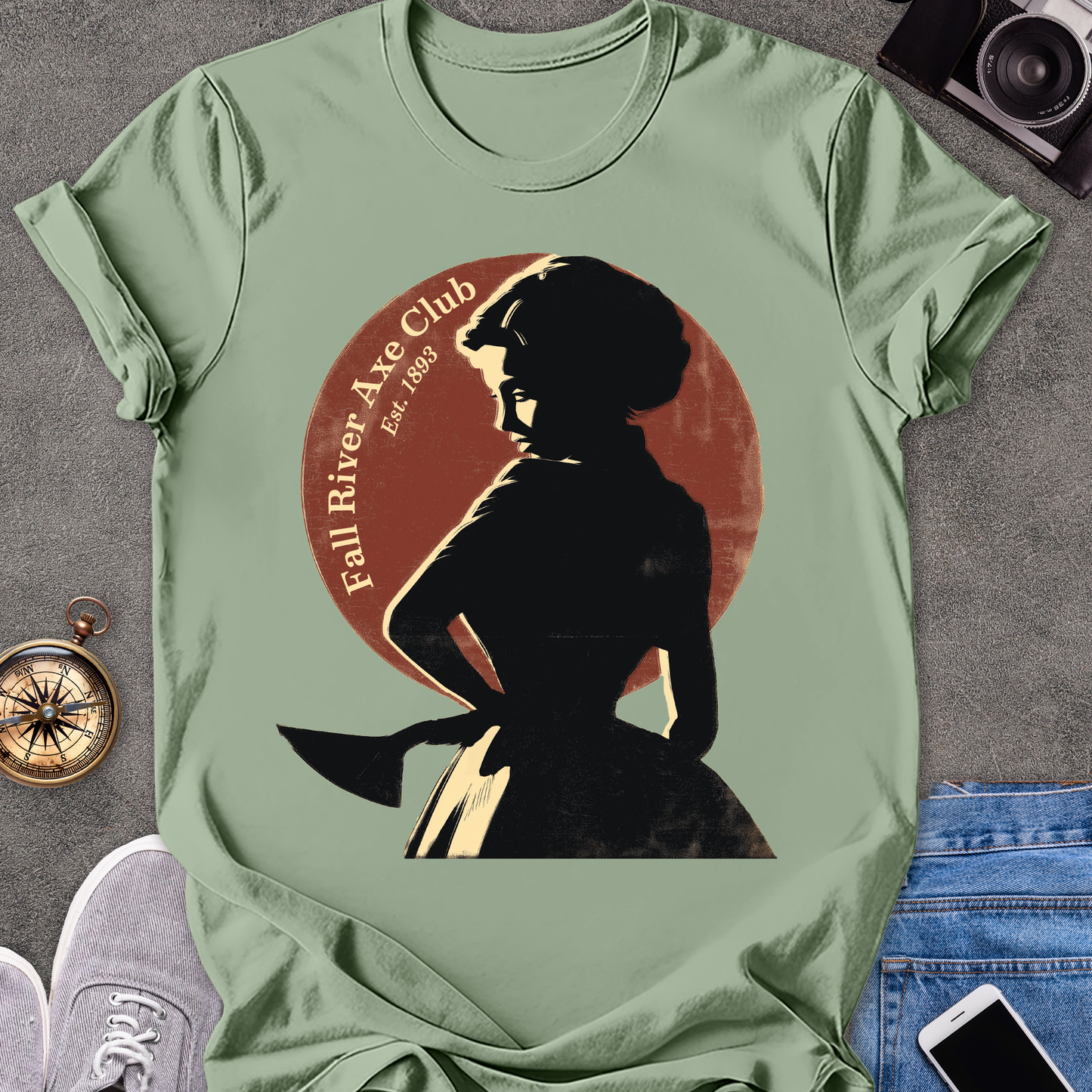 Fall River Axe Club, Est. 1893 | Unisex Softstyle T-Shirt | Massachusetts Travel Tee