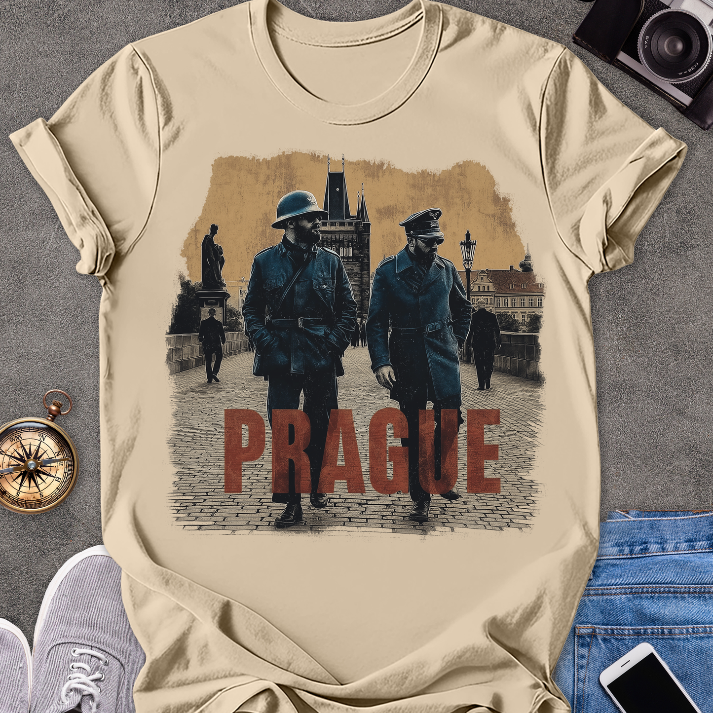 Prague | Softstyle T-Shirt | Czech Republic Travel Tee
