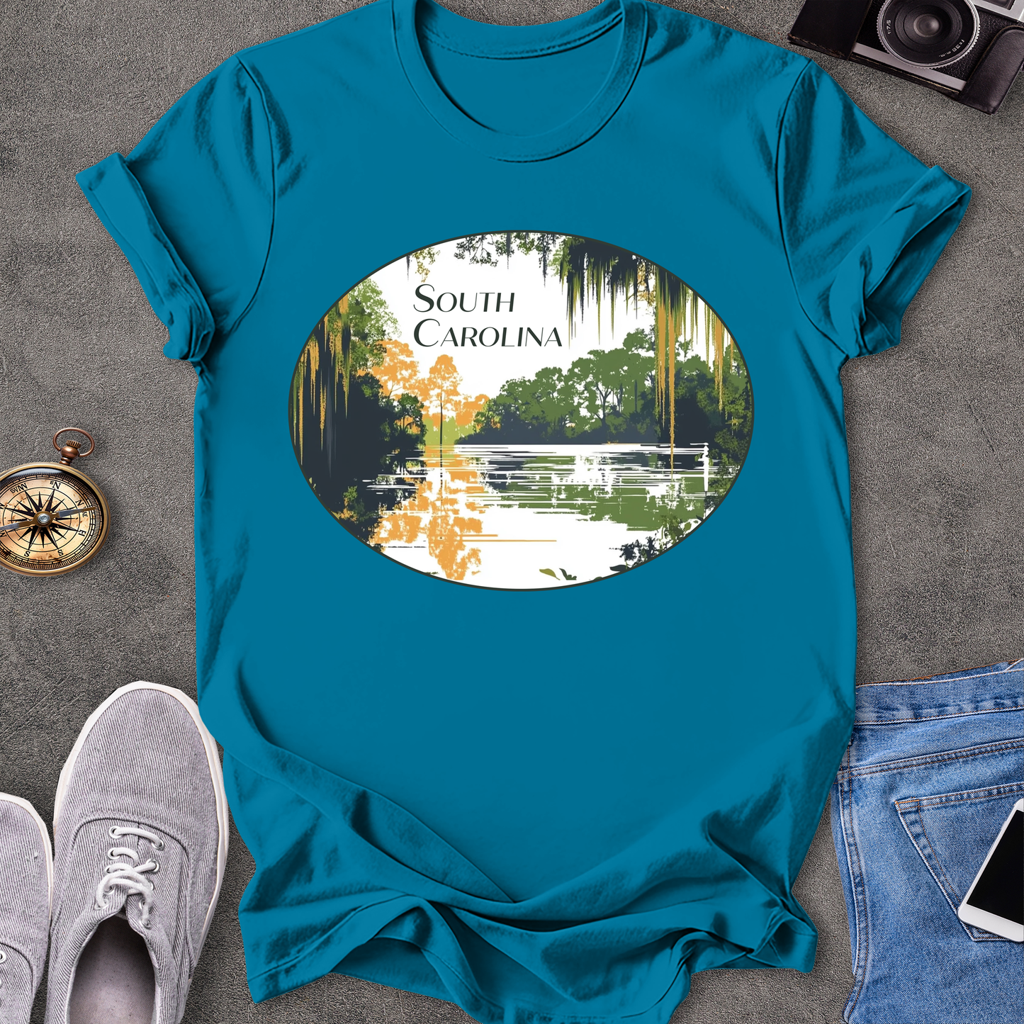 South Carolina - Moss in the Trees T-Shirt
