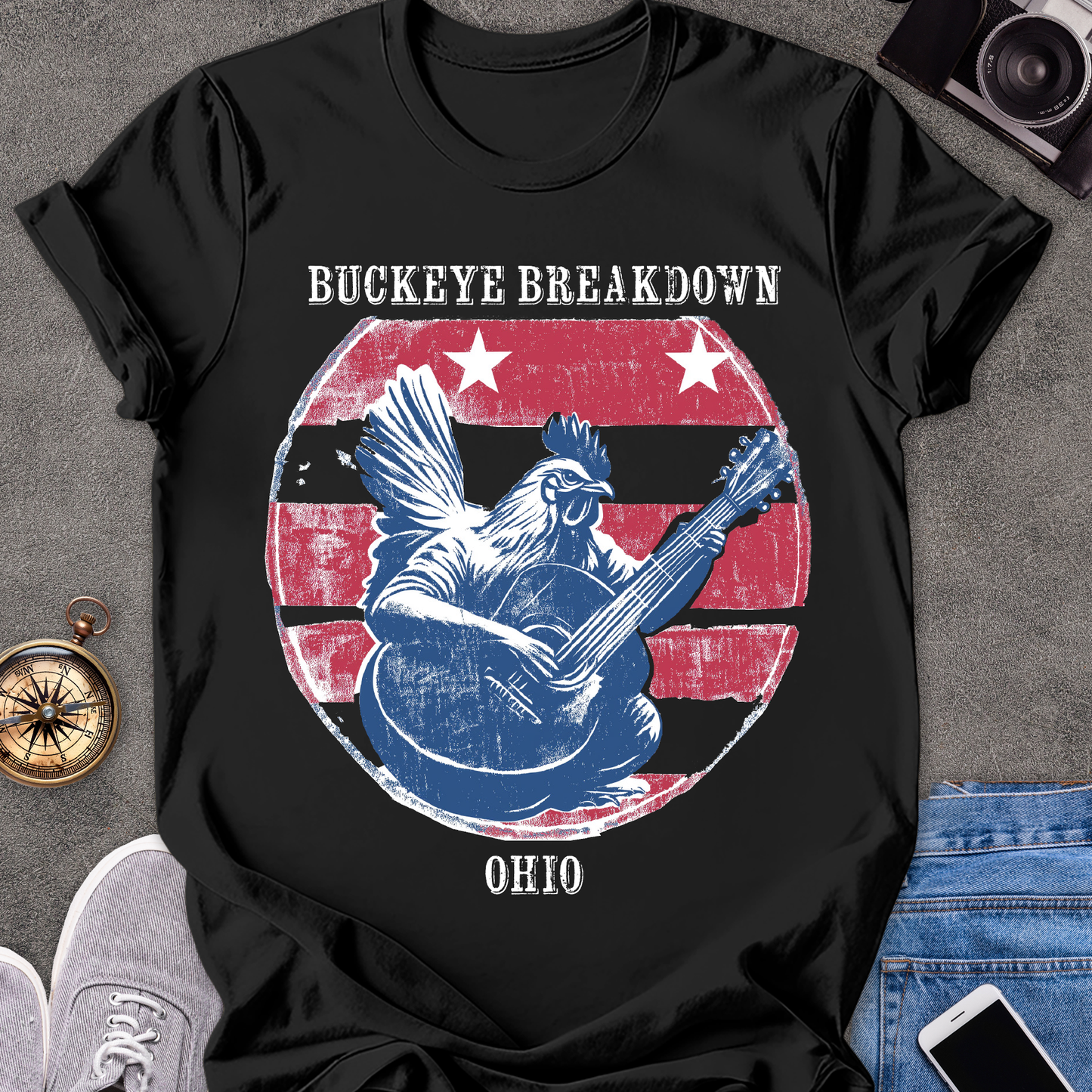 Buckeye Breakdown - Ohio | Unisex Softstyle T-Shirt | Fun and Casual Music Lover Tee