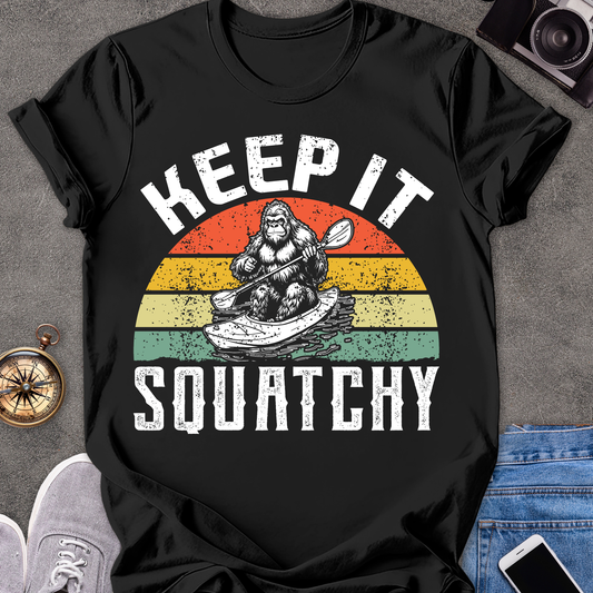 Keep It Squatchy| Unisex Softstyle T-Shirt | Bigfoot Travel Tee