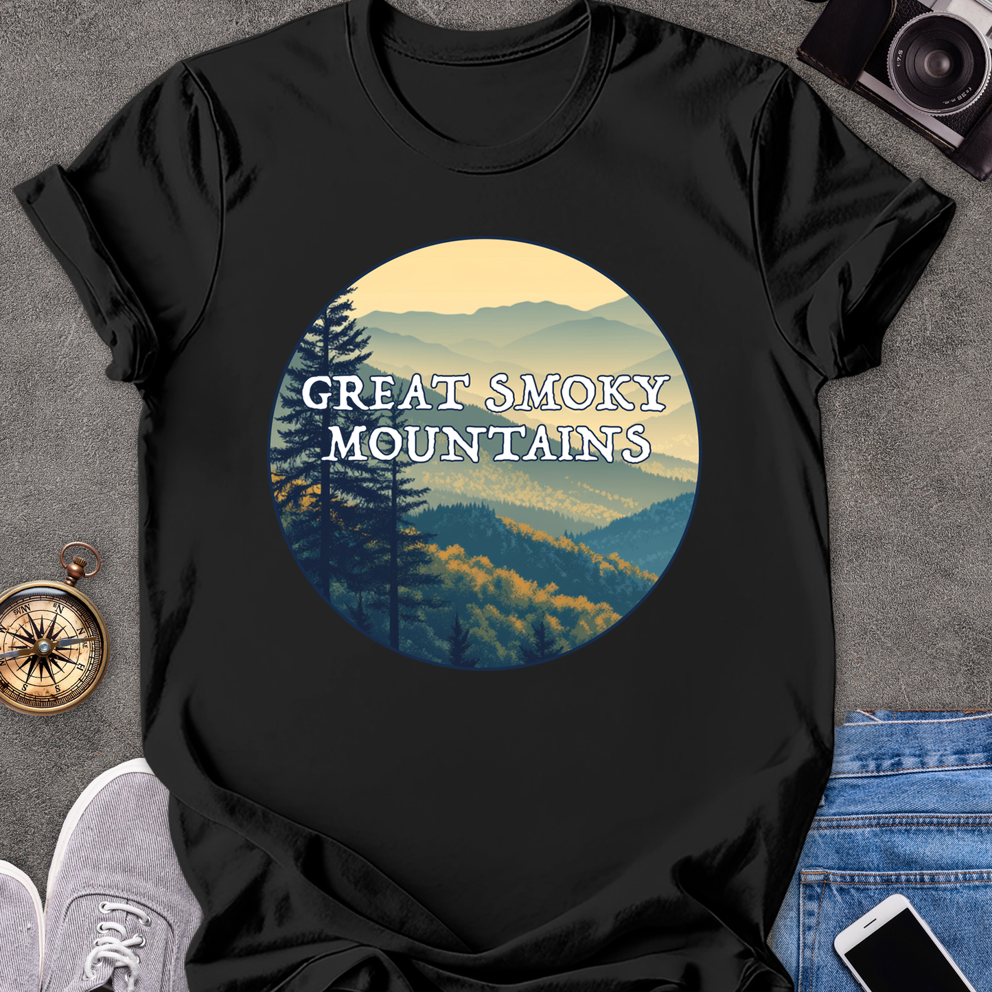 Great Smoky Mountains | Unisex Softstyle T-Shirt | Tennessee Tee