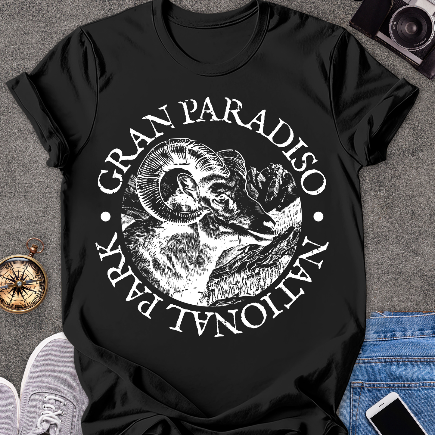 Gran Paradiso National Park | Unisex Softstyle T-Shirt | Adventure Tee