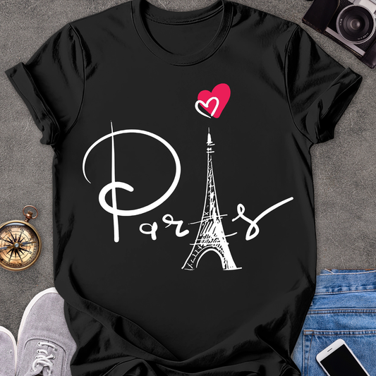 Paris | Unisex Softstyle T-Shirt | French Travel Tee