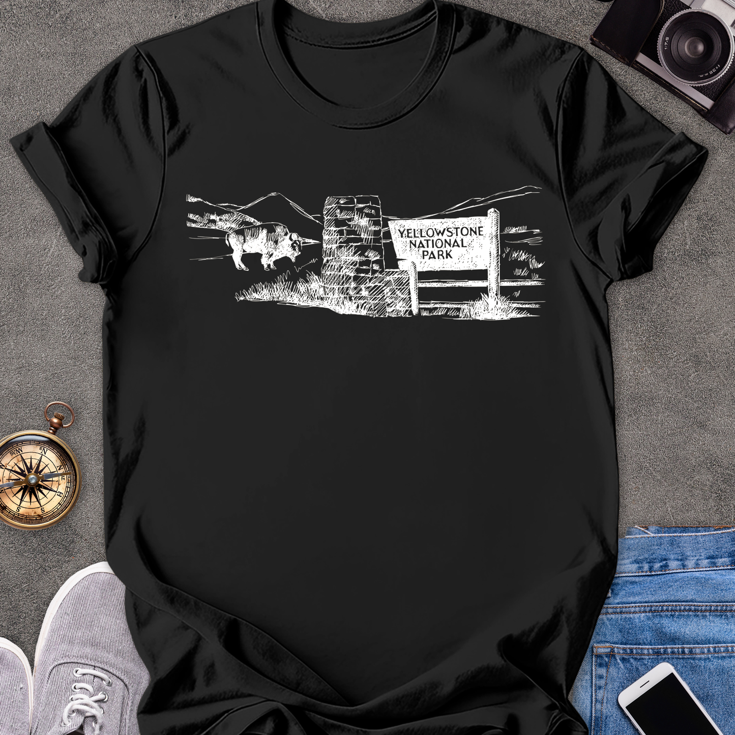 Yellowstone National Park | Unisex Softstyle T-Shirt | Adventure Lover Tee
