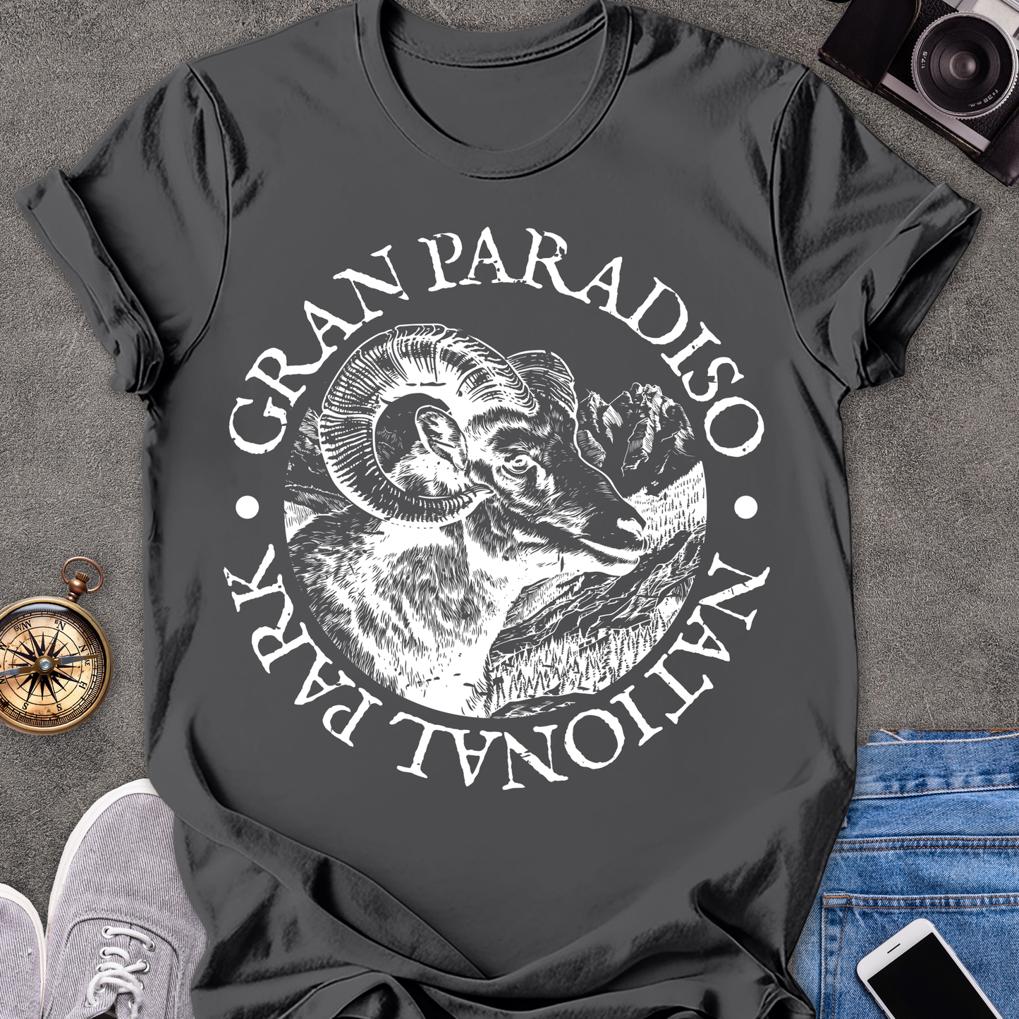 Gran Paradiso National Park | Unisex Softstyle T-Shirt | Adventure Tee