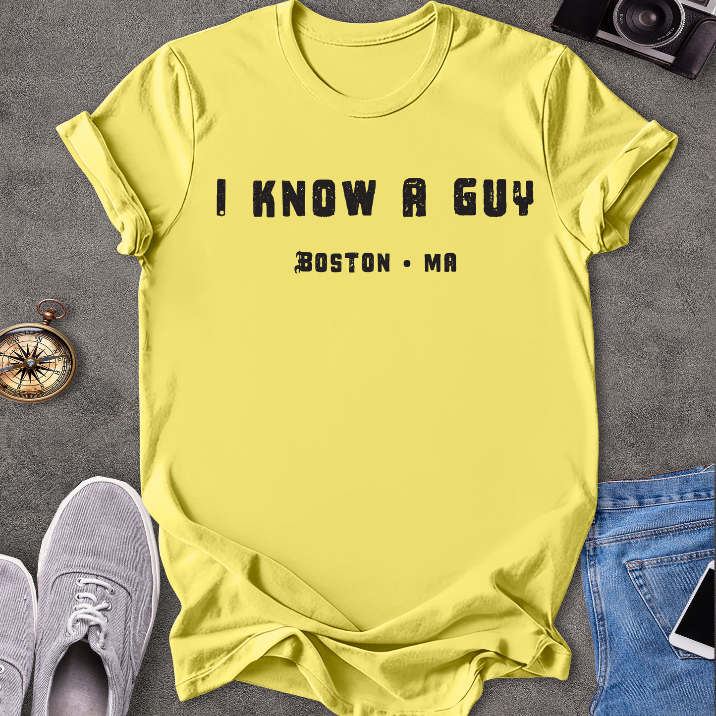 I know A Guy, Boston Massachusetts T-Shirt