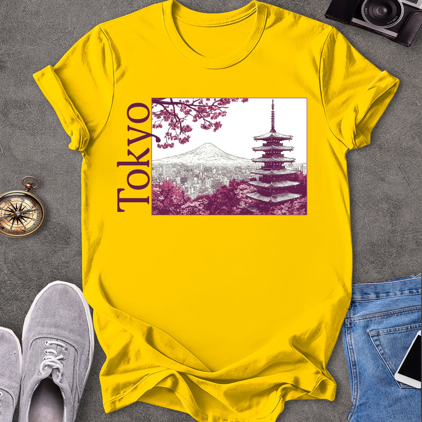 Tokyo - Cherry Blossoms T-Shirt
