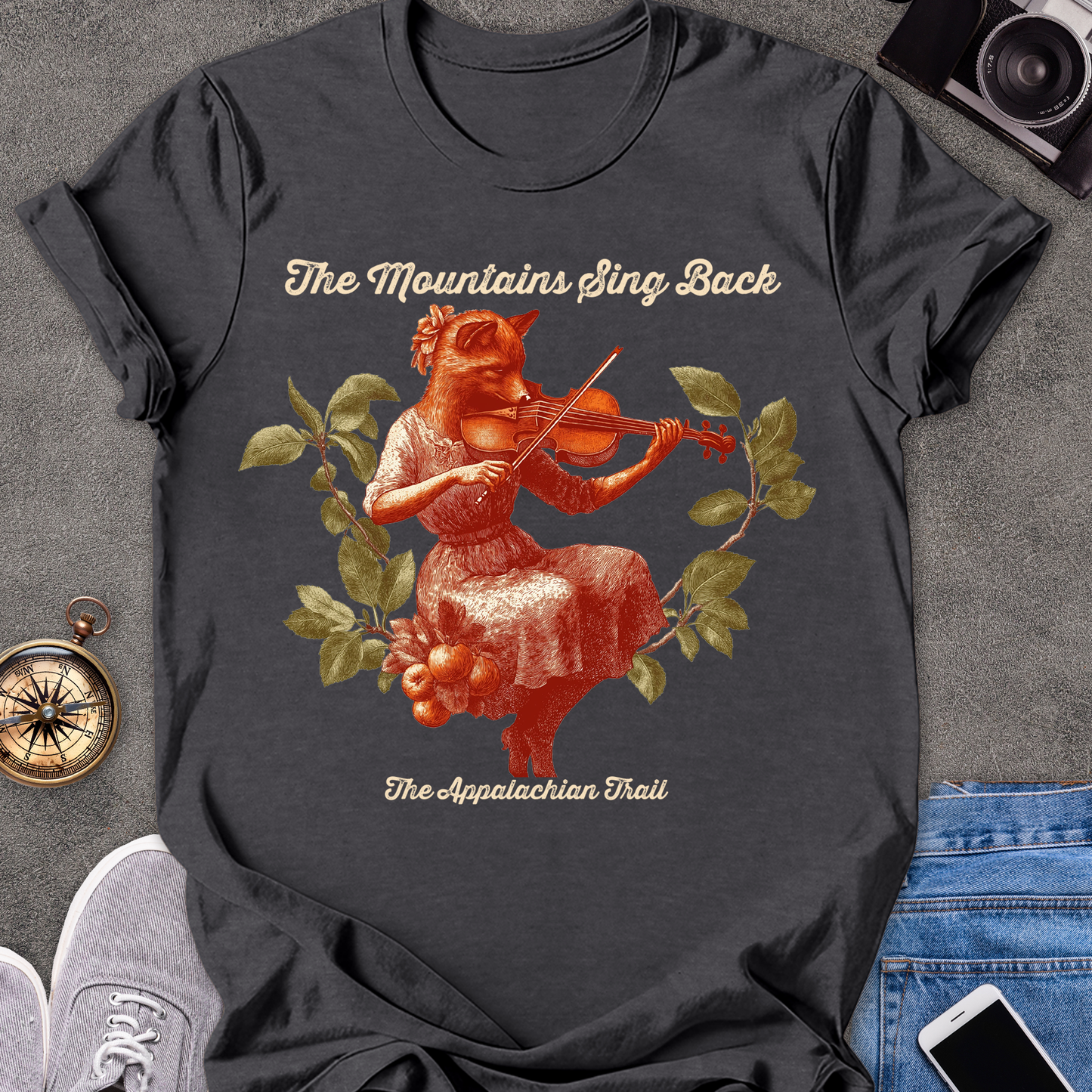 The Mountains Sing Back, The Appalachian Trail | Unisex Softstyle T-Shirt | Hiking and Adventure Tee