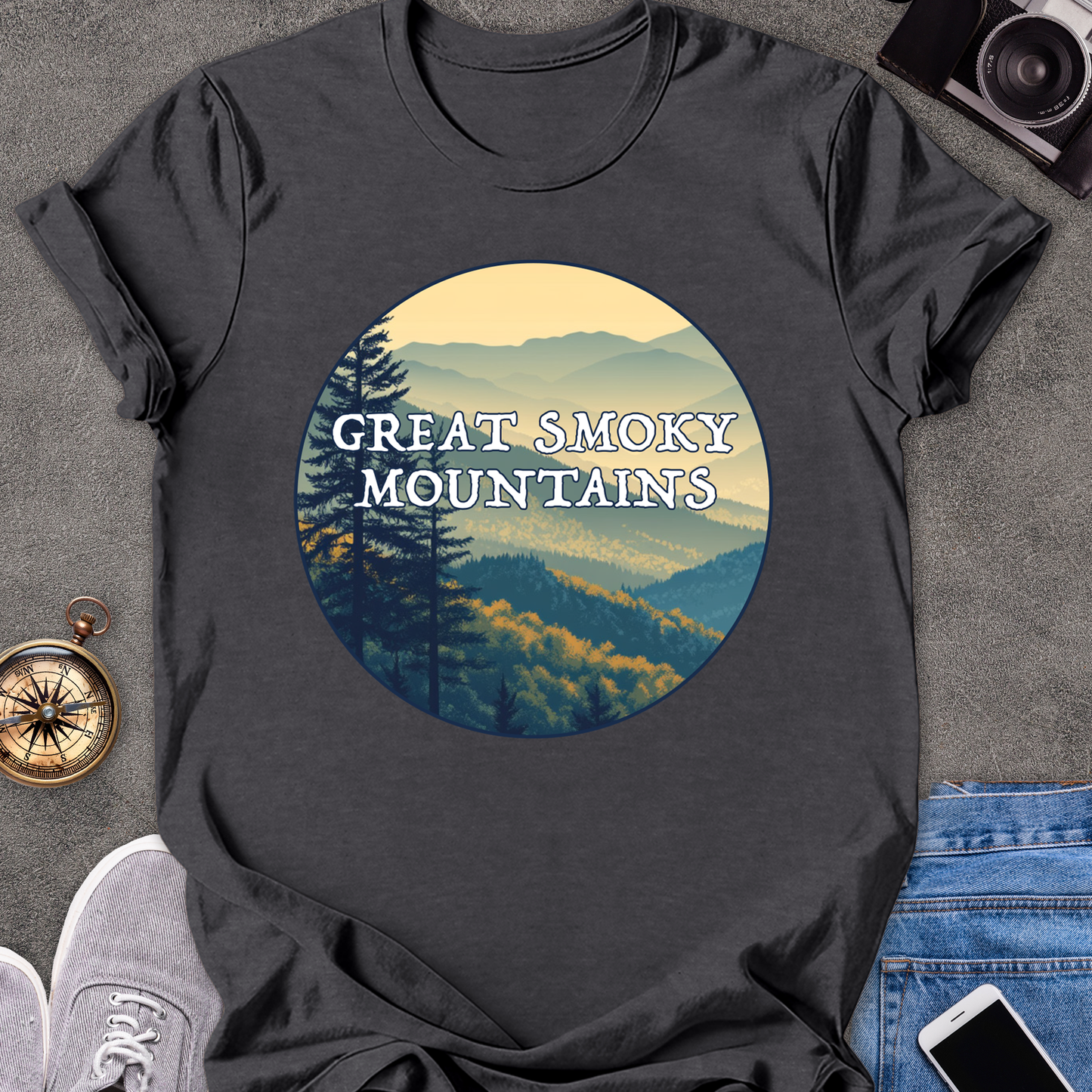 Great Smoky Mountains | Unisex Softstyle T-Shirt | Tennessee Tee