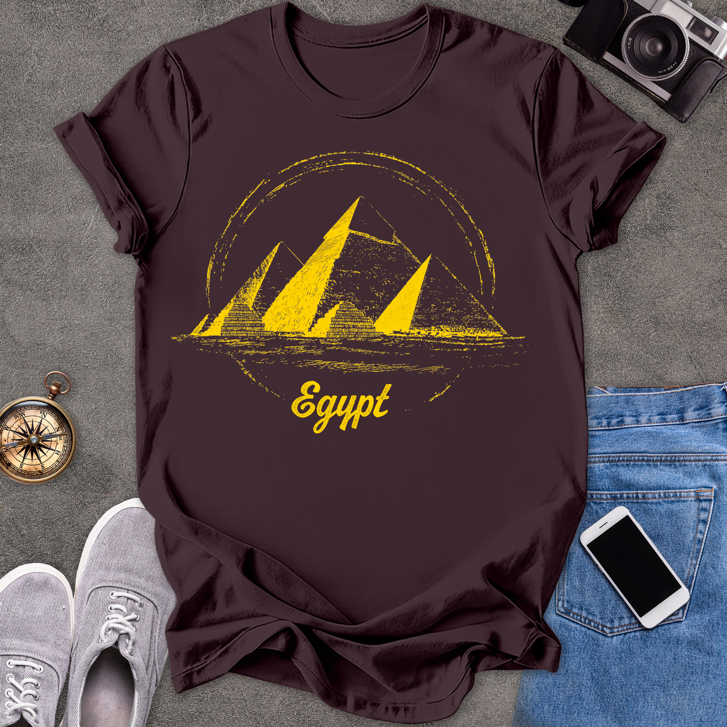 Egypt Pyramids | Unisex Softstyle T-Shirt | Exotic Travel Tee