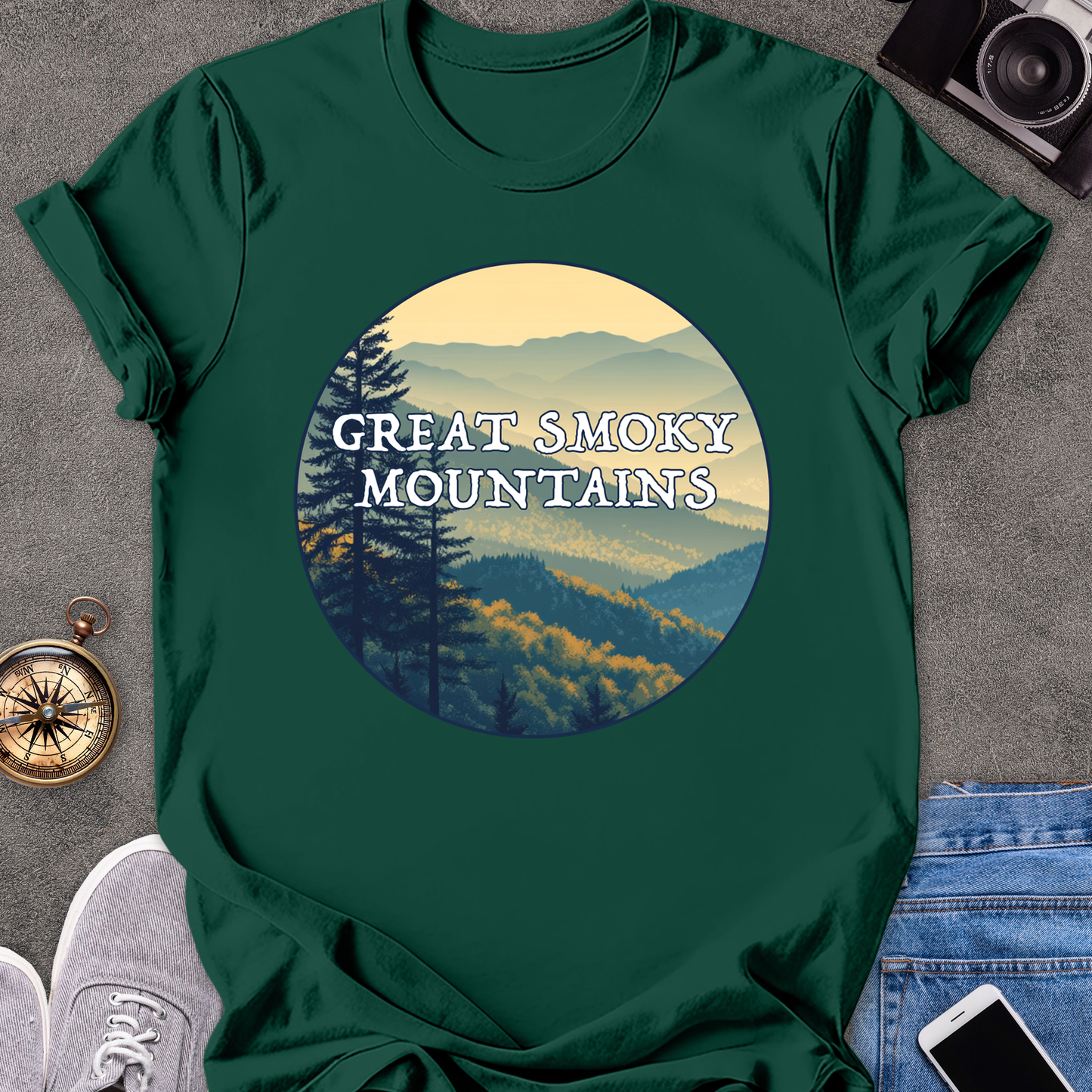 Great Smoky Mountains | Unisex Softstyle T-Shirt | Tennessee Tee
