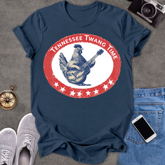 Tennessee Twang Time | Unisex Softstyle T-Shirt | Fun and Casual Music Lover Tee