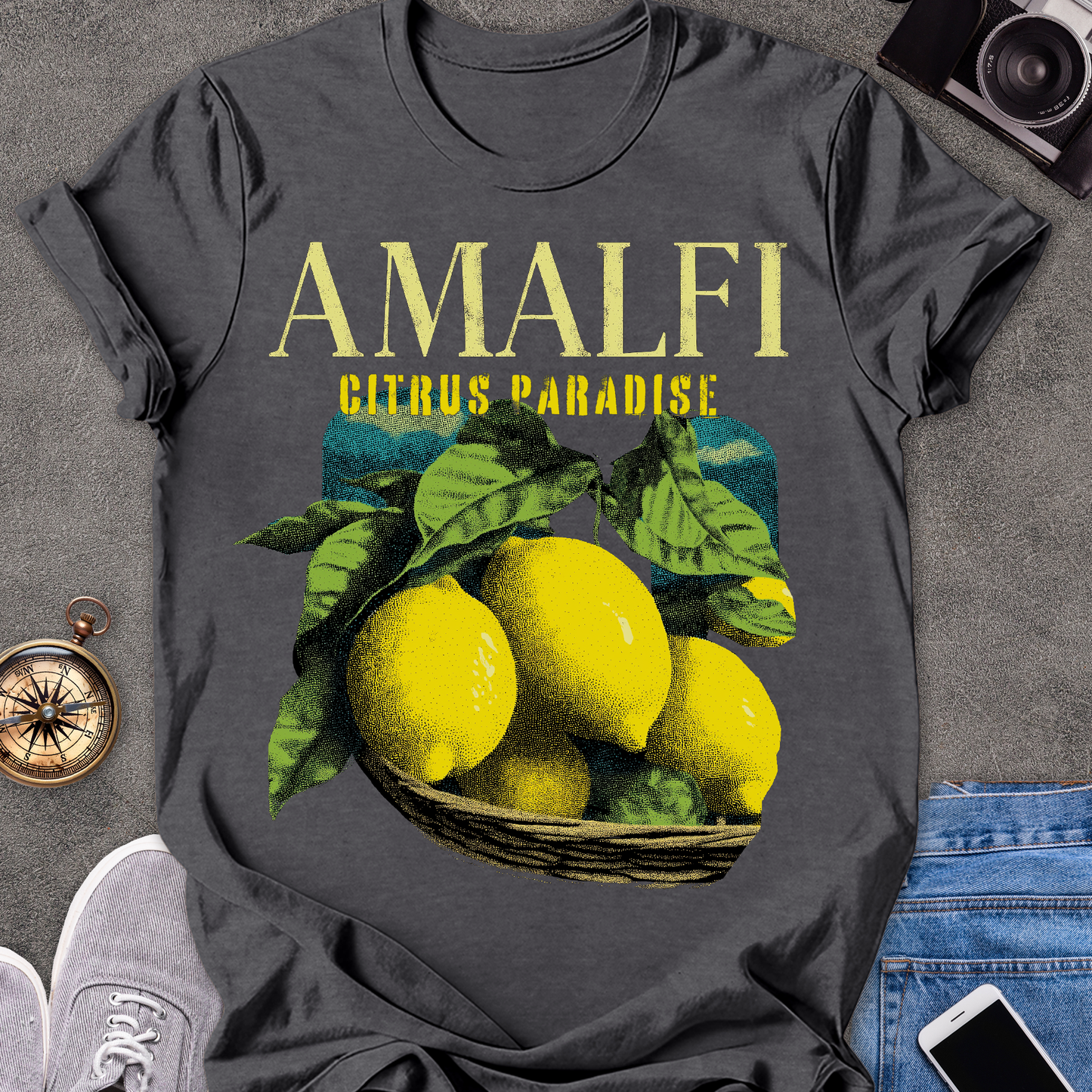 Amalfi Citrus Paradise | Unisex Softstyle T-Shirt | Italy Travel Tee