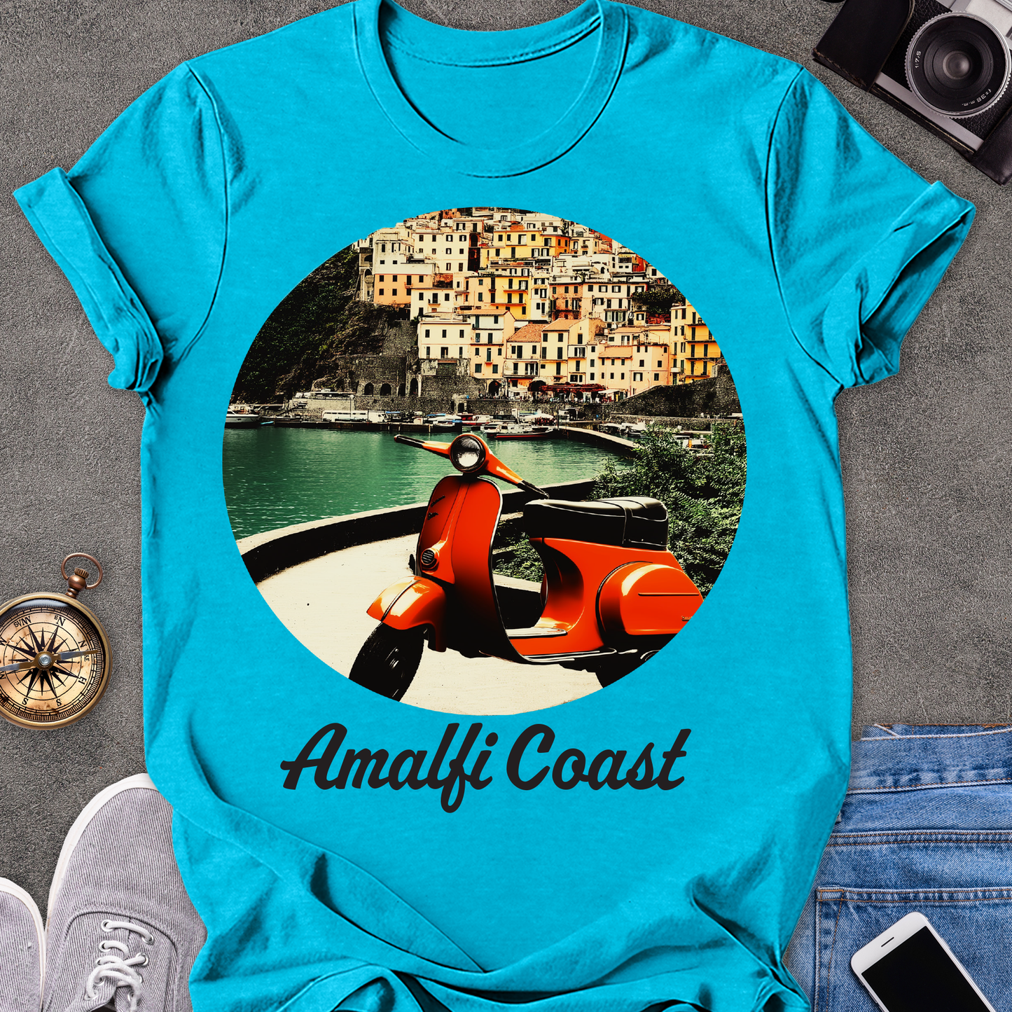 Amalfi Coast | Unisex Softstyle T-Shirt | Italy Travel Tee