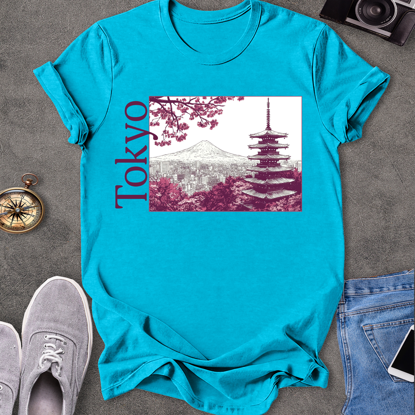 Tokyo - Cherry Blossoms T-Shirt