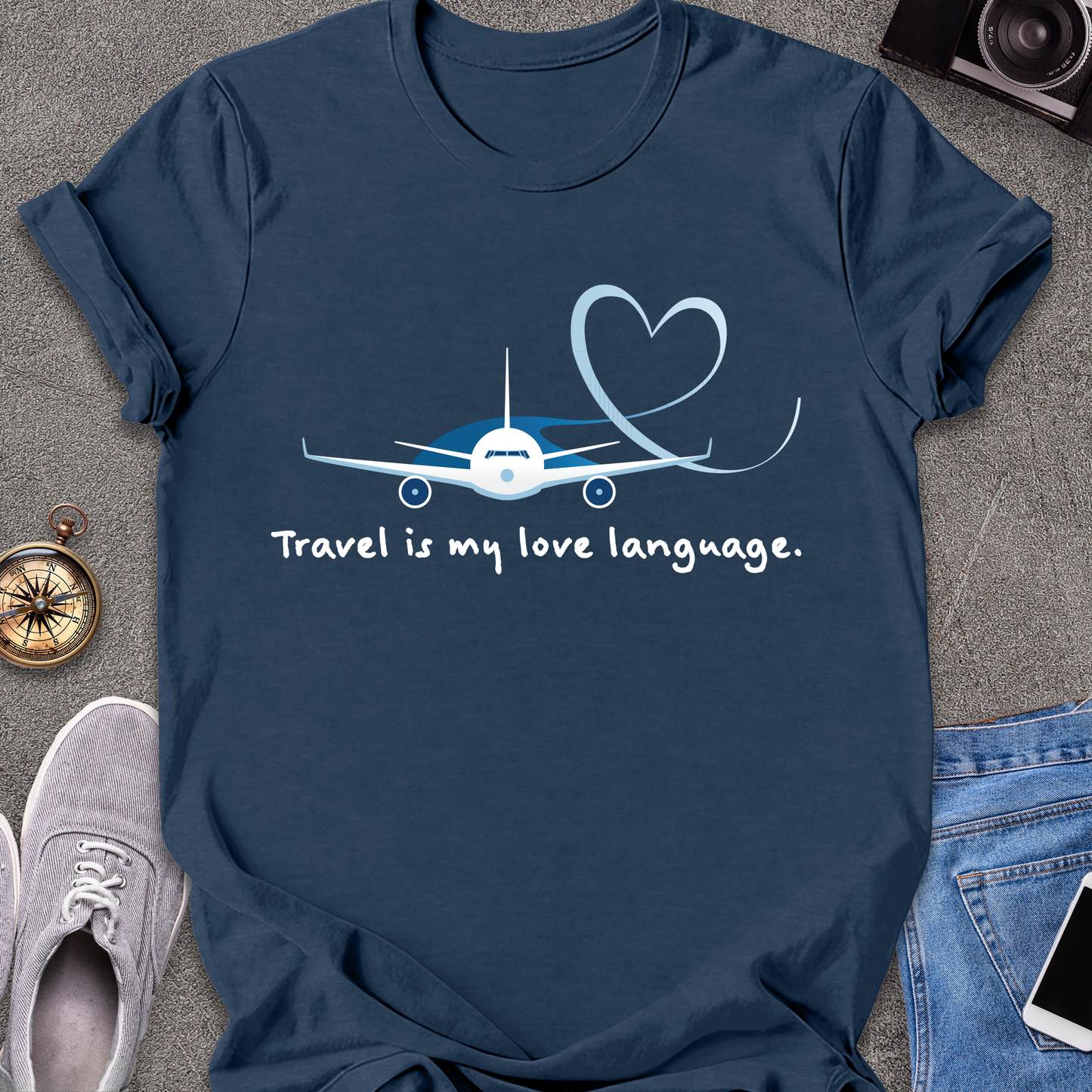 Travel Love Plane Unisex T-Shirt