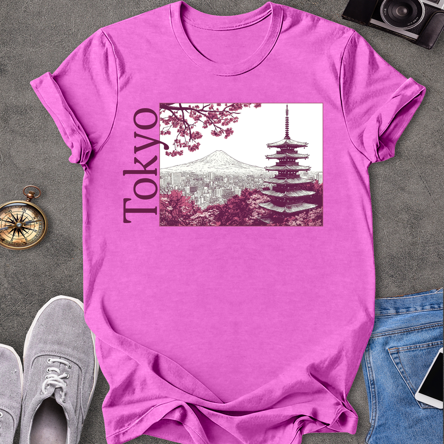 Tokyo - Cherry Blossoms T-Shirt