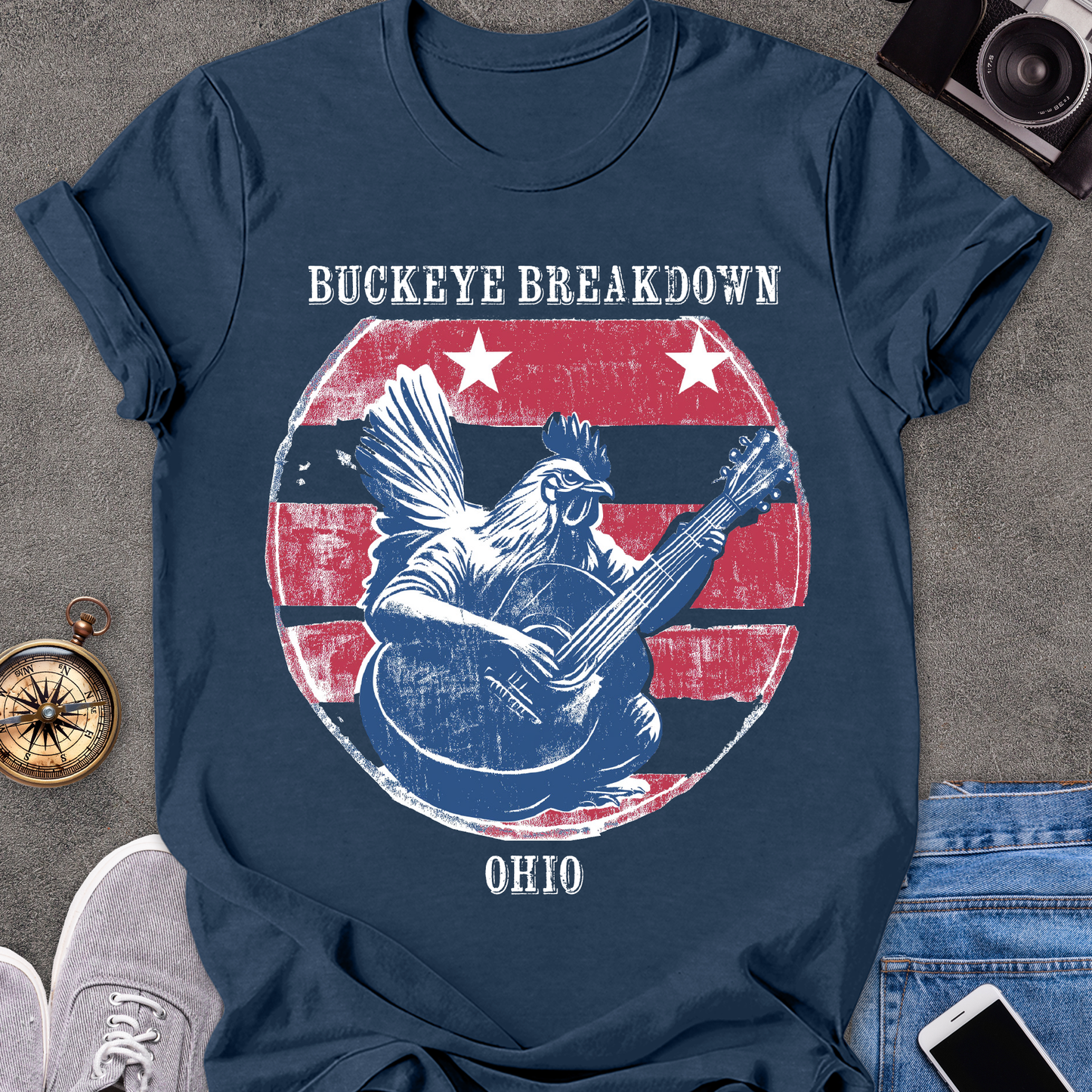 Buckeye Breakdown - Ohio | Unisex Softstyle T-Shirt | Fun and Casual Music Lover Tee