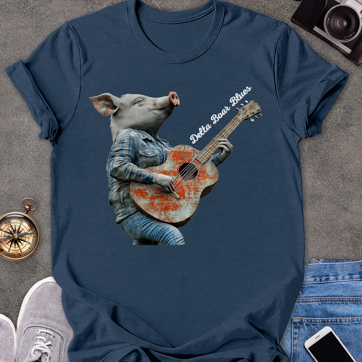 Delta Boar Blues | Unisex Softstyle T-Shirt | Southern Travel Tee