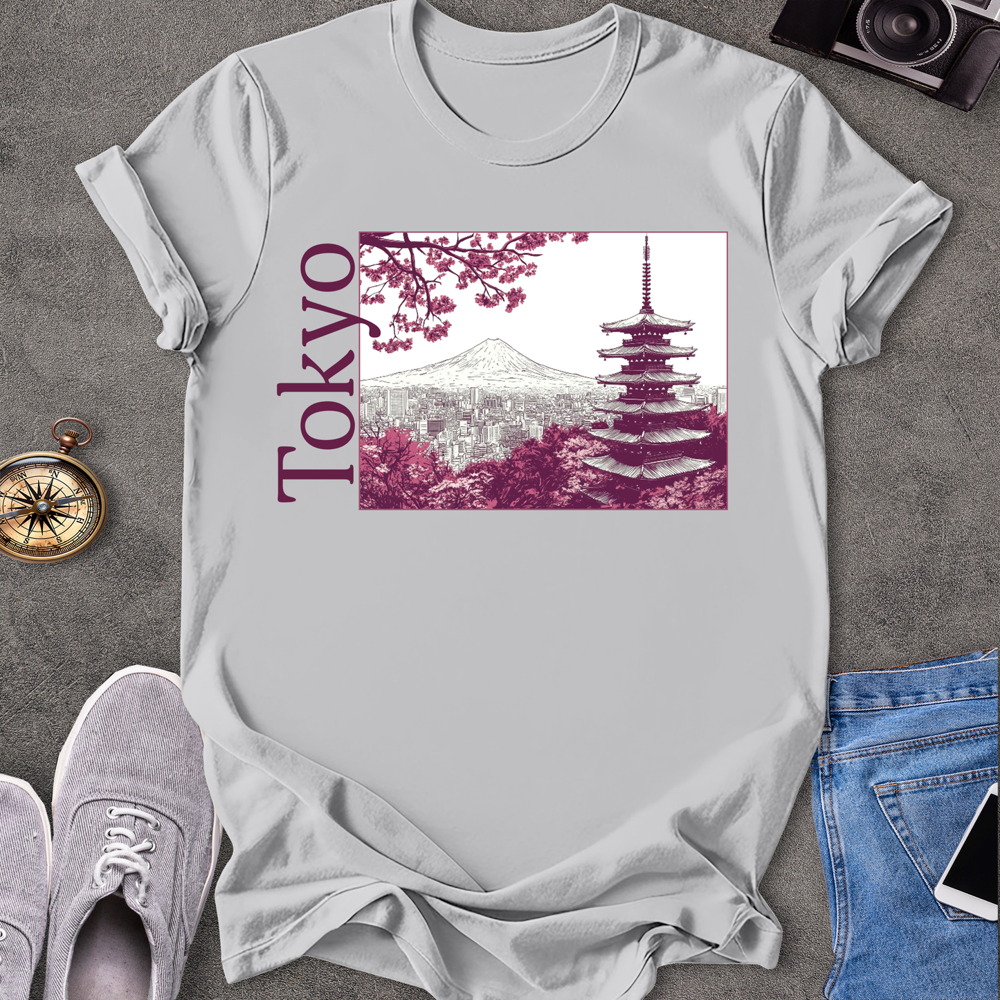 Tokyo - Cherry Blossoms T-Shirt