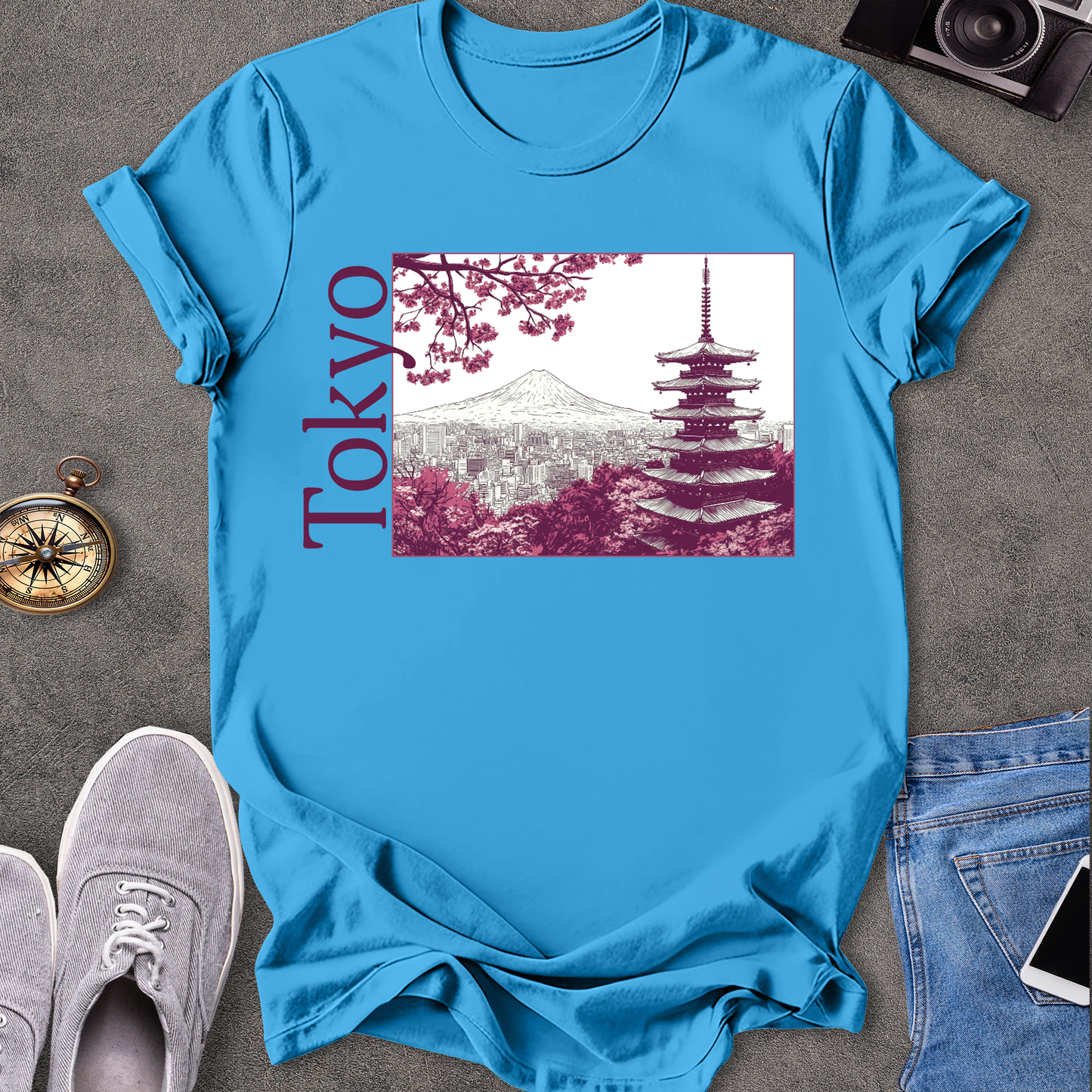 Tokyo - Cherry Blossoms T-Shirt