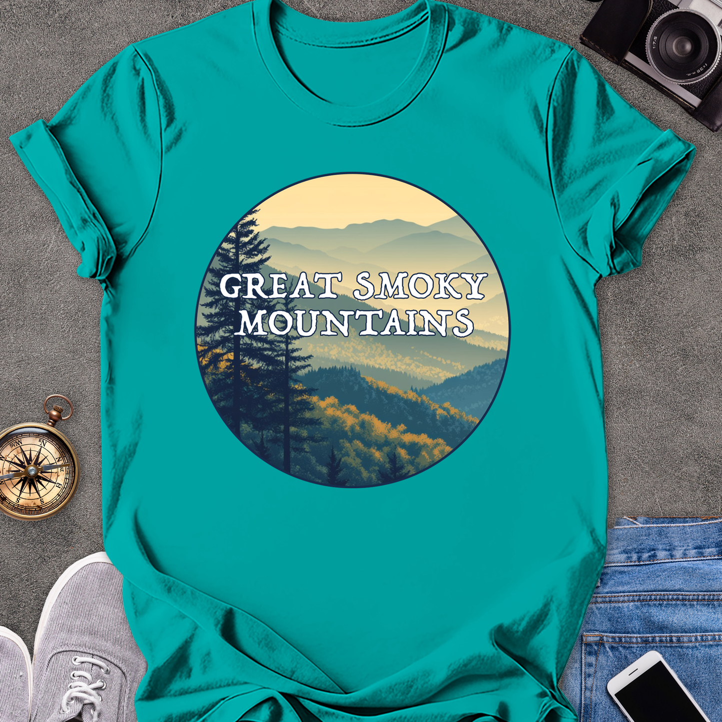 Great Smoky Mountains | Unisex Softstyle T-Shirt | Tennessee Tee