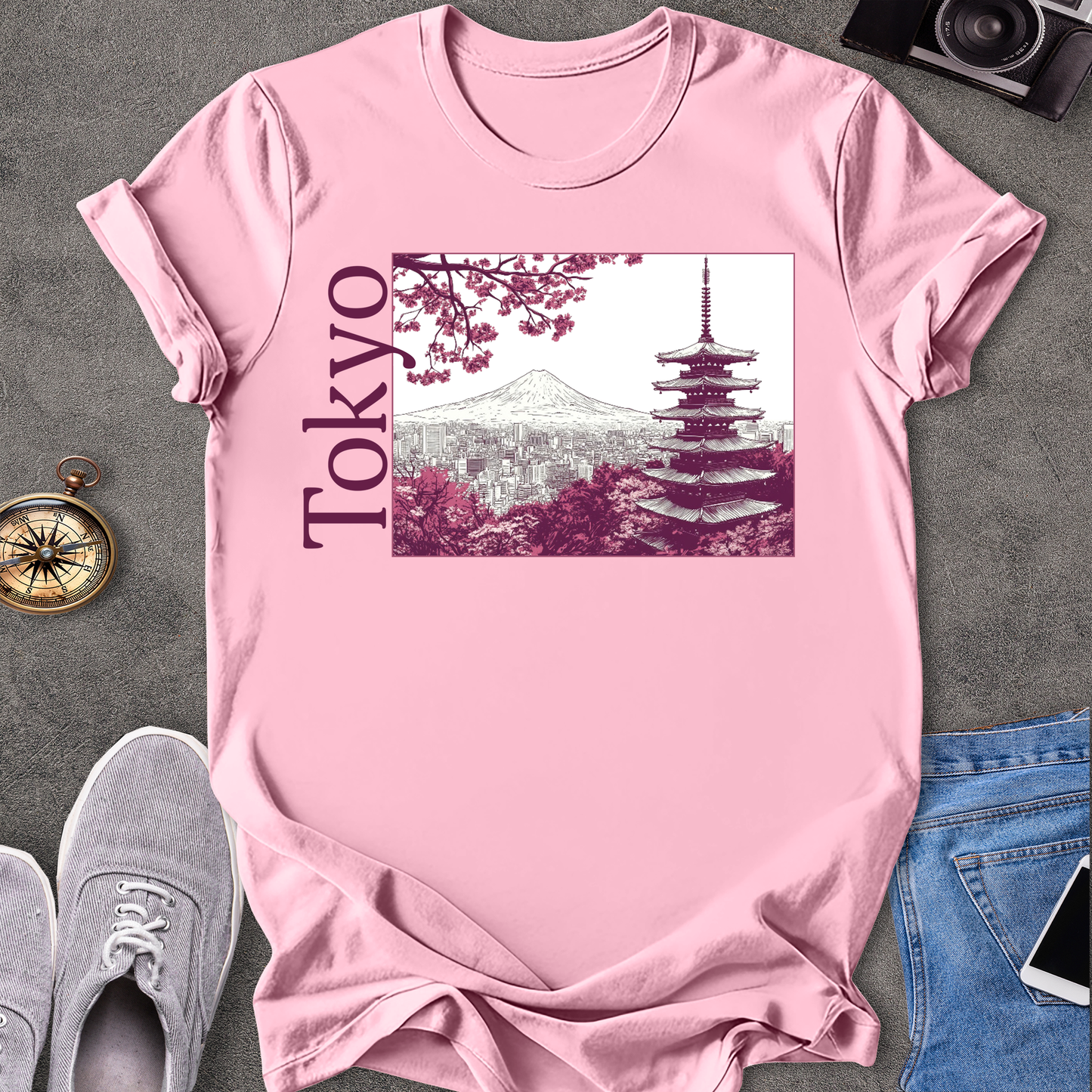 Tokyo - Cherry Blossoms T-Shirt