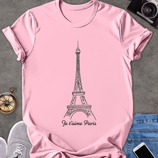 Je 't aime Paris | Unisex Softstyle T-Shirt | Travel Lover Tee