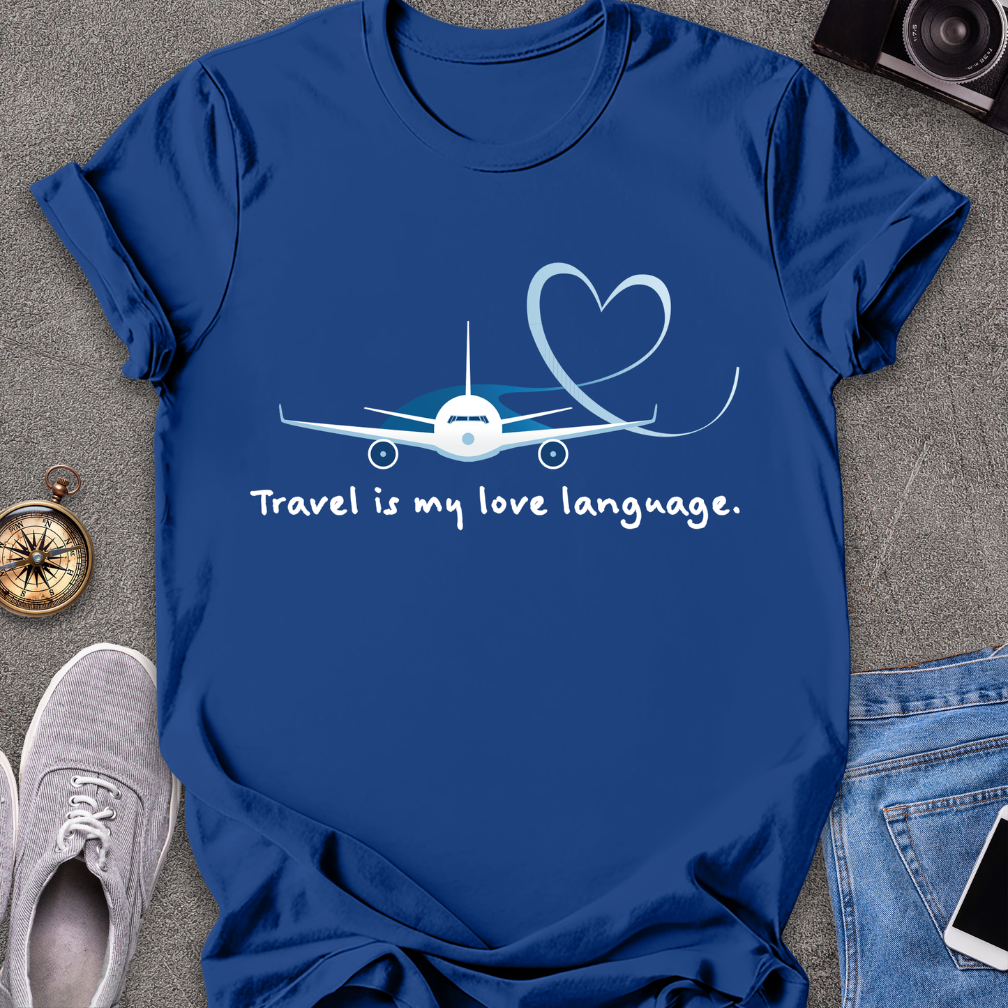 Travel Love Plane Unisex T-Shirt