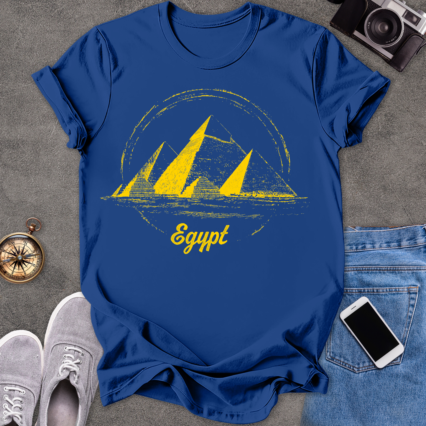 Egypt Pyramids | Unisex Softstyle T-Shirt | Exotic Travel Tee