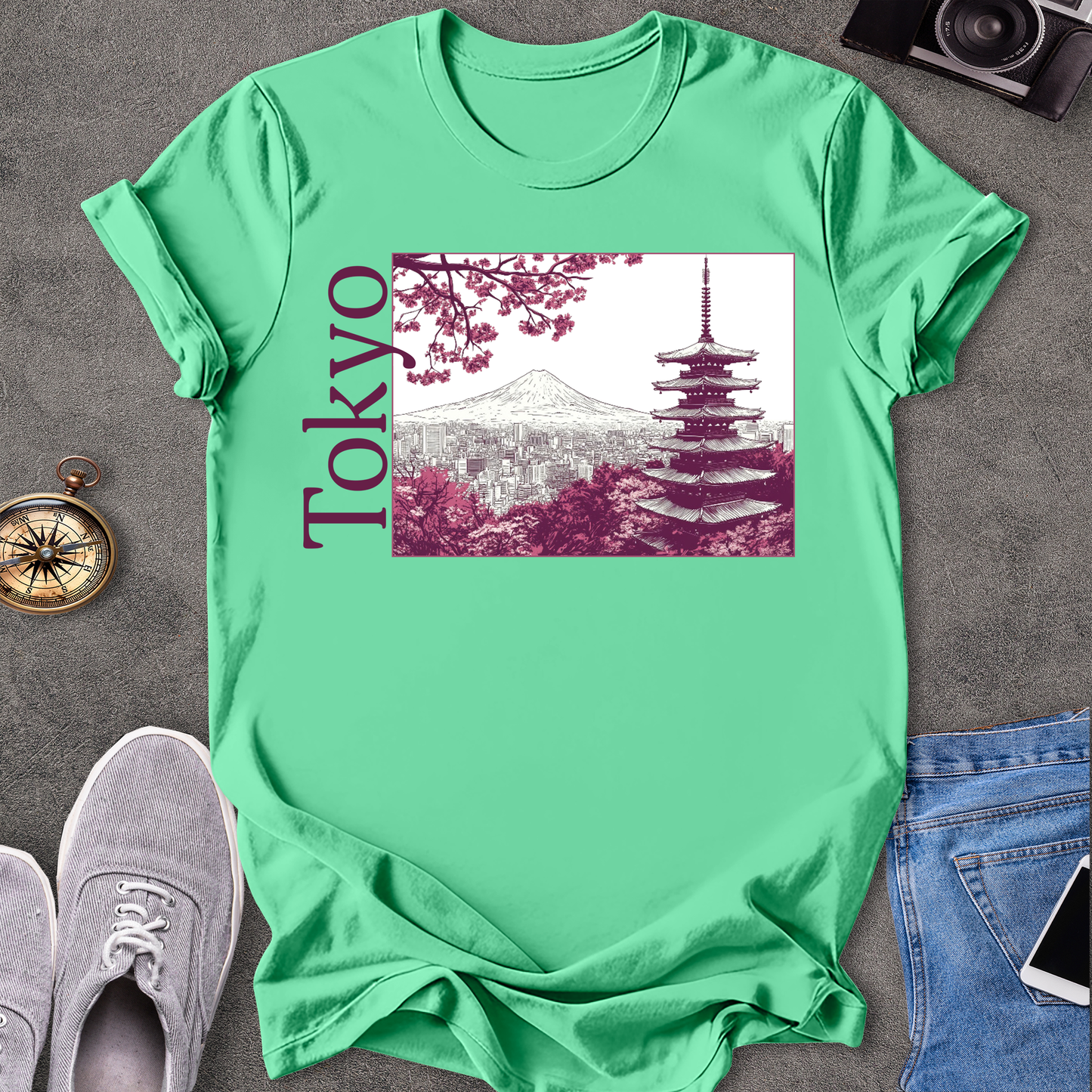 Tokyo - Cherry Blossoms T-Shirt