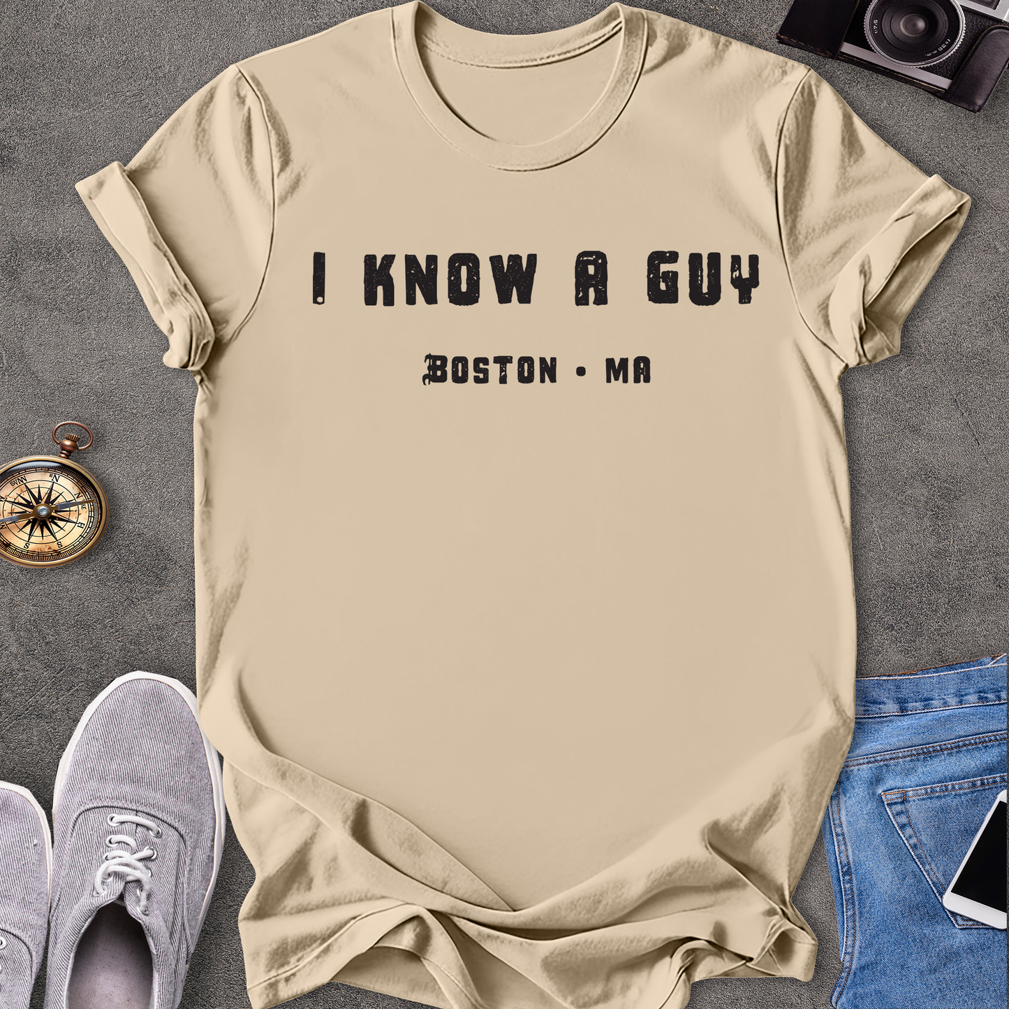 I know A Guy, Boston Massachusetts T-Shirt