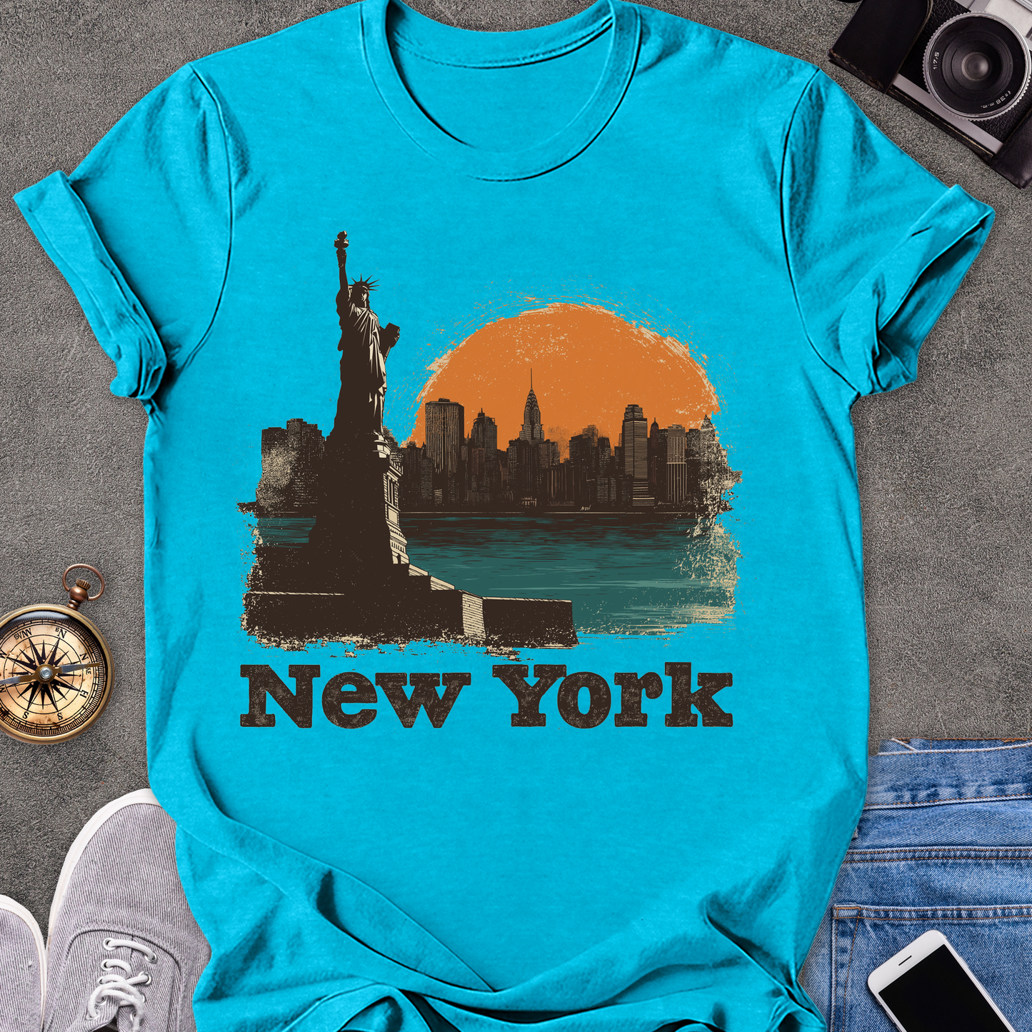 New York | Unisex Softstyle T-Shirt | New York Travel Tee
