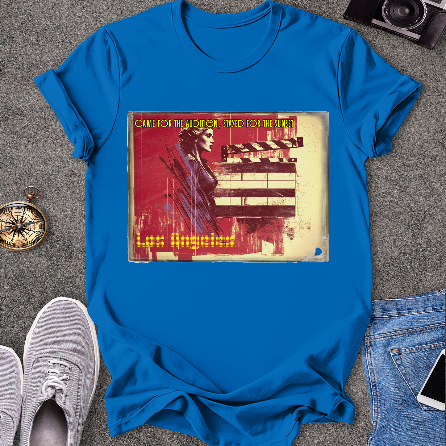 Came For The Audtion, Stayed For The Sunset, Los Angels T-Shirt
