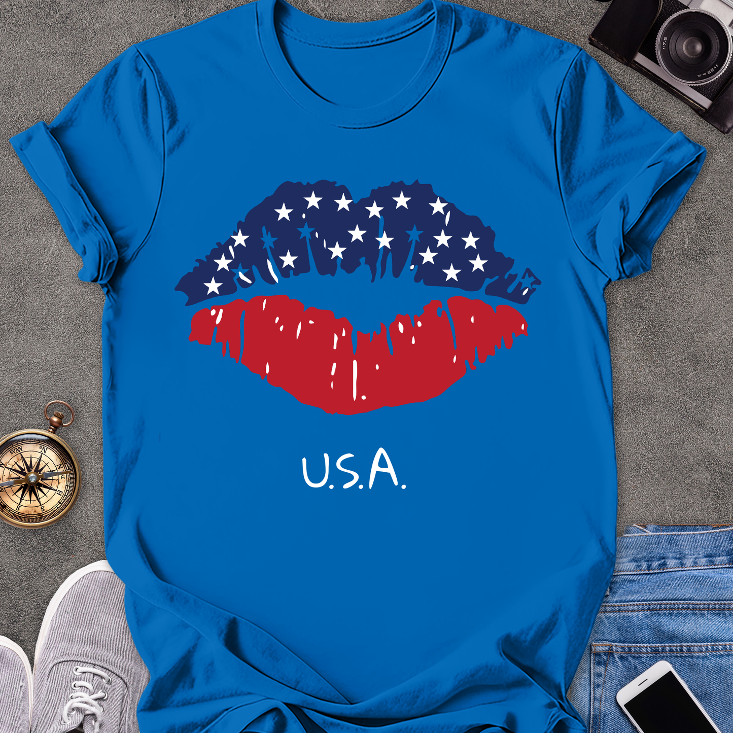 USA | Unisex Softstyle T-Shirt | USA Travel Tee