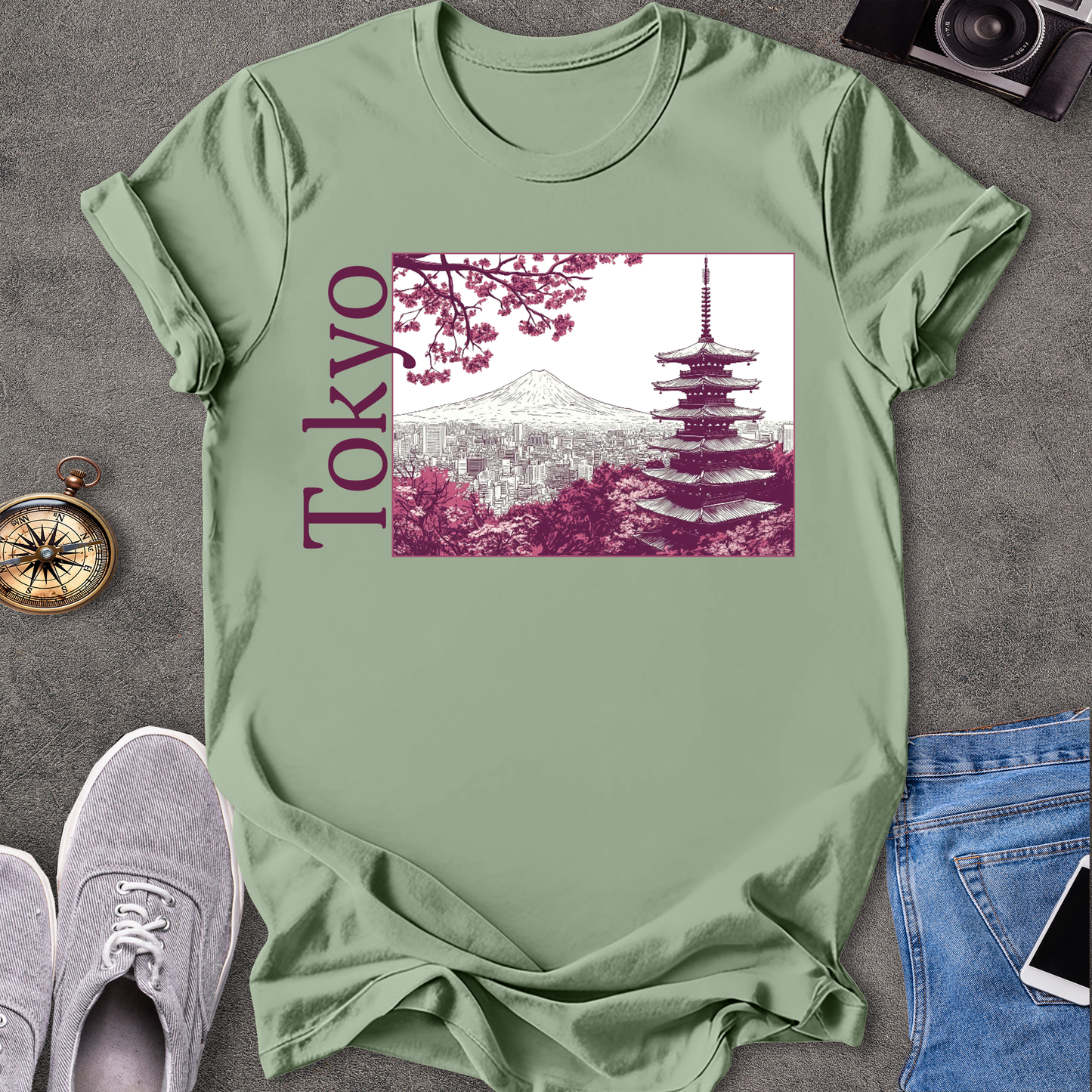 Tokyo - Cherry Blossoms T-Shirt