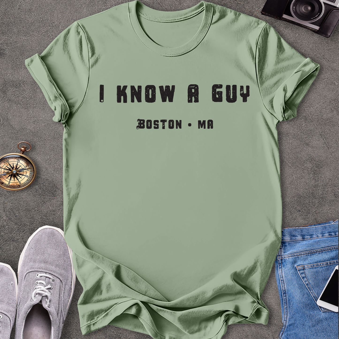 I know A Guy, Boston Massachusetts T-Shirt