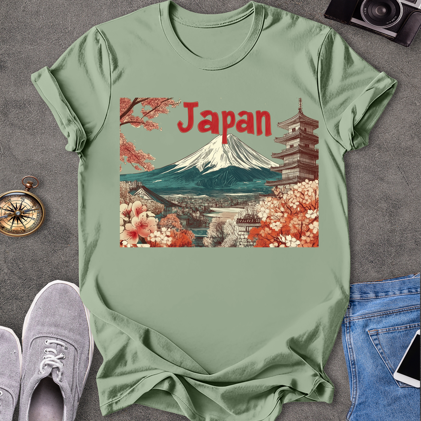 Japan-Cherry Blossoms T-Shirt