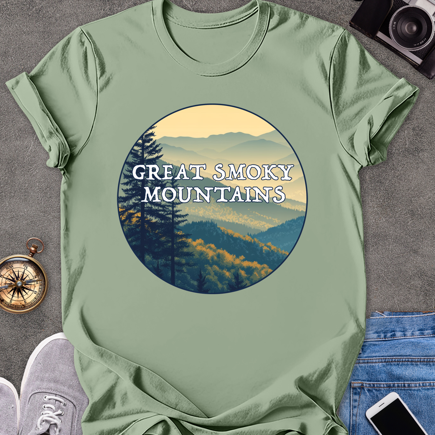 Great Smoky Mountains | Unisex Softstyle T-Shirt | Tennessee Tee